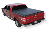 For a sensable no drama installation, a vertically set rear back window glass such as this Ford pickup needs to be  held in place until the adhesive completely cures