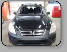 A Honda CRV that had a previously poor workmanship replacement windshield installation.